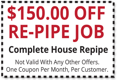 $150 off complete house re-pipe job
